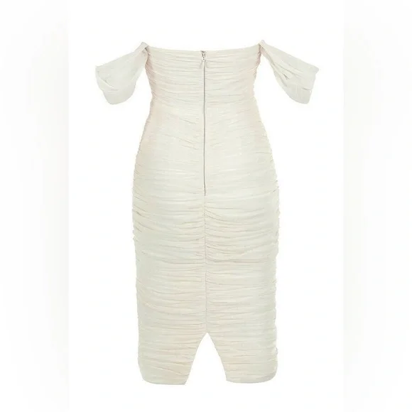 House of CB London Ivory Carlotta Dress - Picture 7 of 11